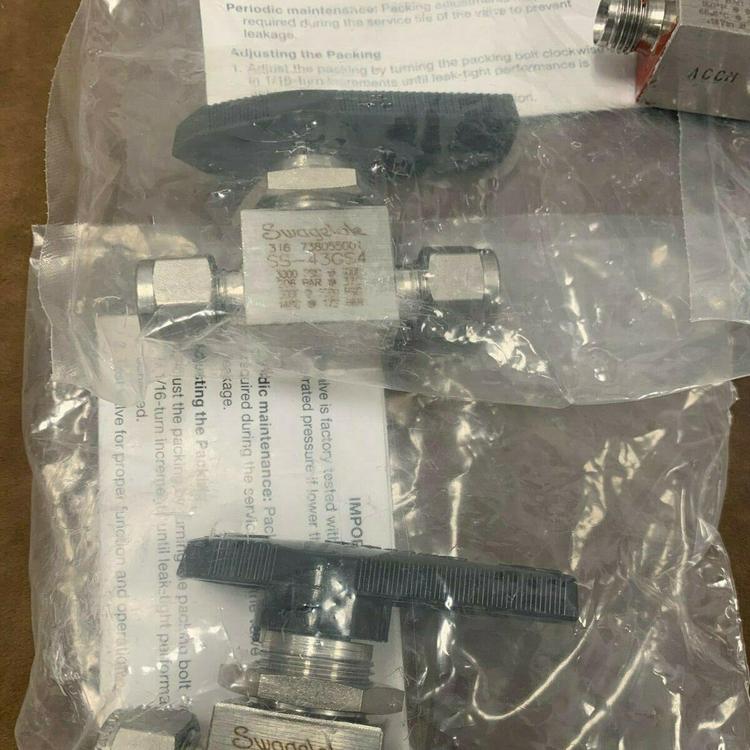 美國世偉洛克SS-43GVS4卡套球閥Swagelok兩通球閥現貨